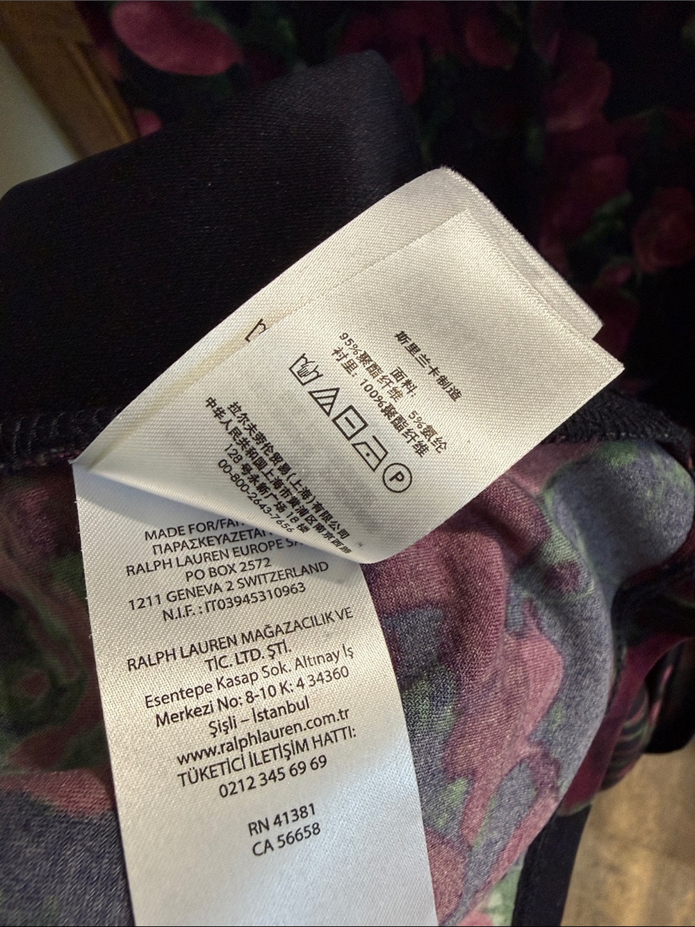 Chaps (Ralph Lauren) 3/4 sleeve ruched sheath dress. - Picture 6 of 11